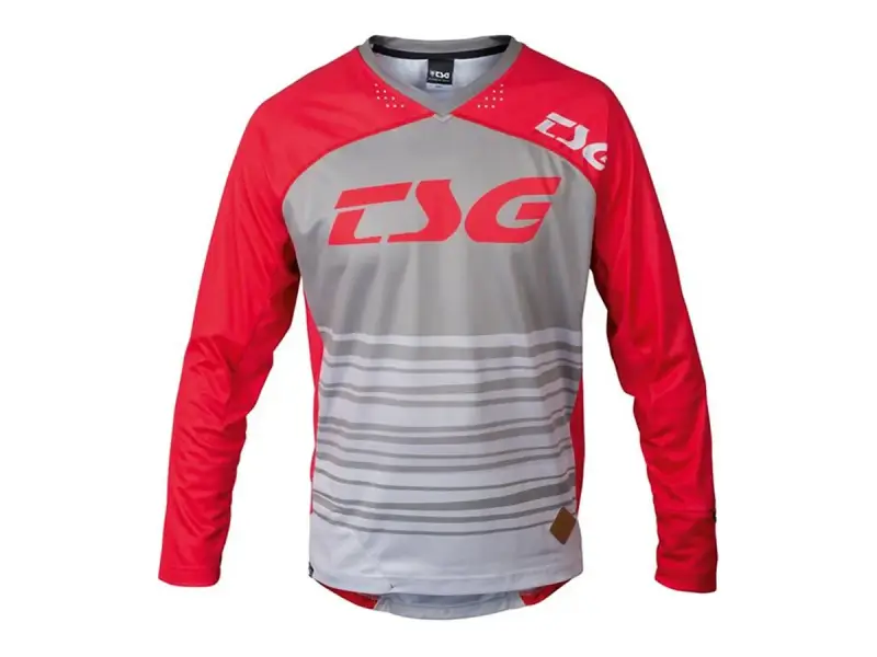 TSG "TP2 Jersey" Longsleeve - Red/Grey