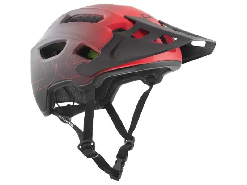 TSG "Trailfox Graphic Design III" Helm - Fade to Red