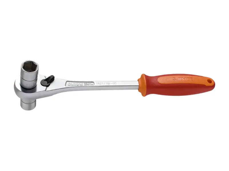Unior "1621/1BI-US" Ratchet Wrench 3/8" - 14x15mm Socket