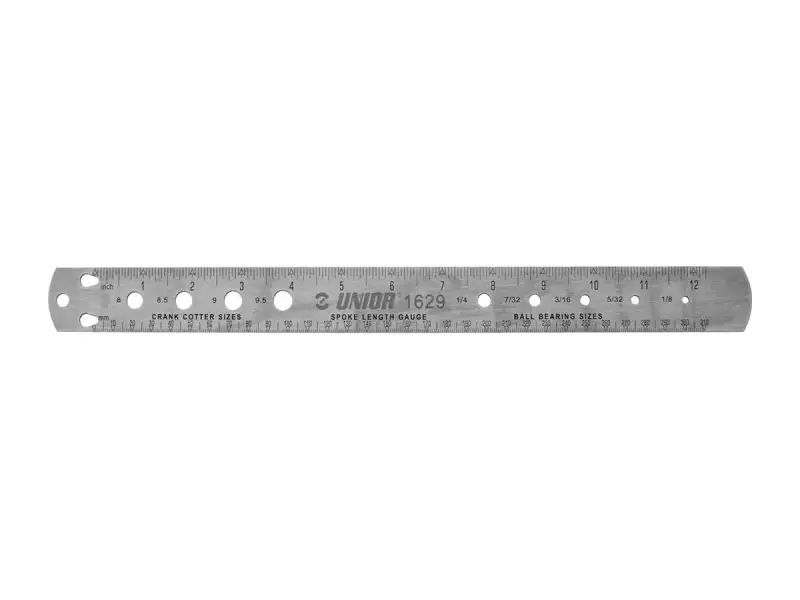 Unior "1629" Spoke, Bearing and Cotter Gauge