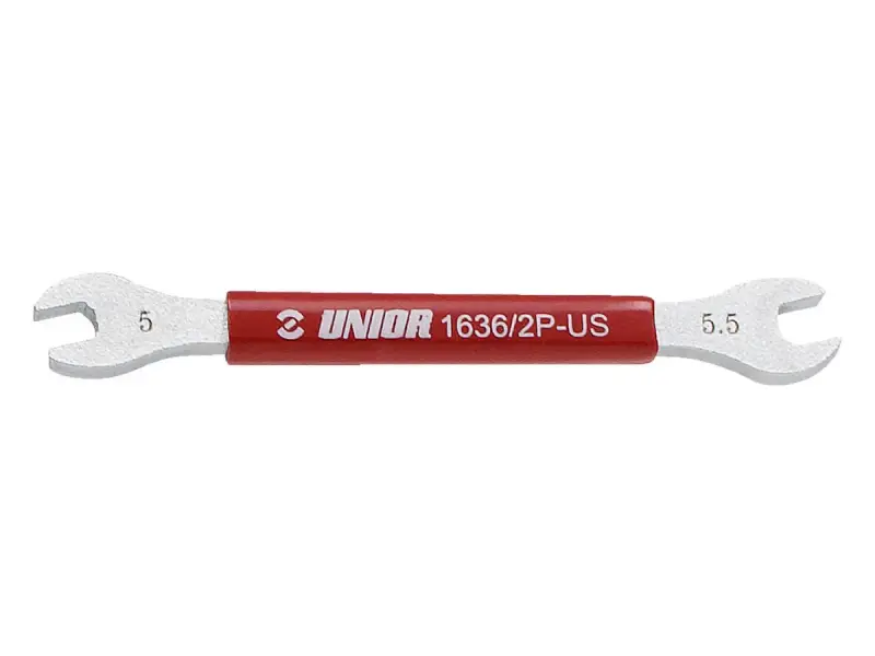 Unior "1636/2P-US" Double Sided Spoke Wrench - 5.0/5.5mm