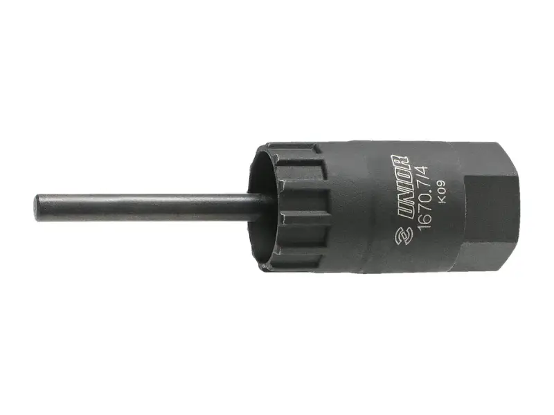 Unior "1670.7/4" Cassette Lockring Tool with Guide - Shimano HG