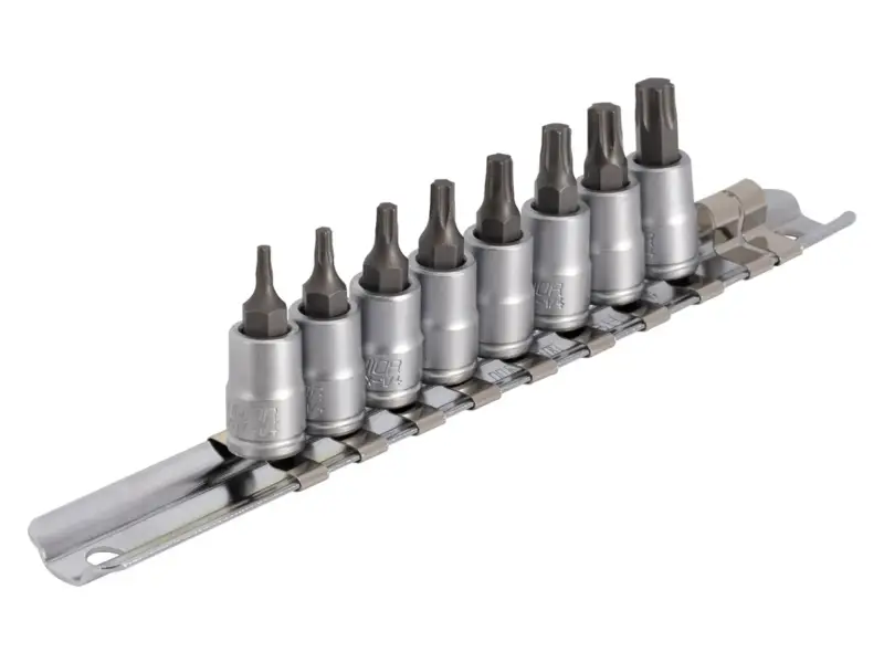 Unior "187HTXP8" Torx-Bitnuss Set - 1/4 Zoll, T8 bis T40
