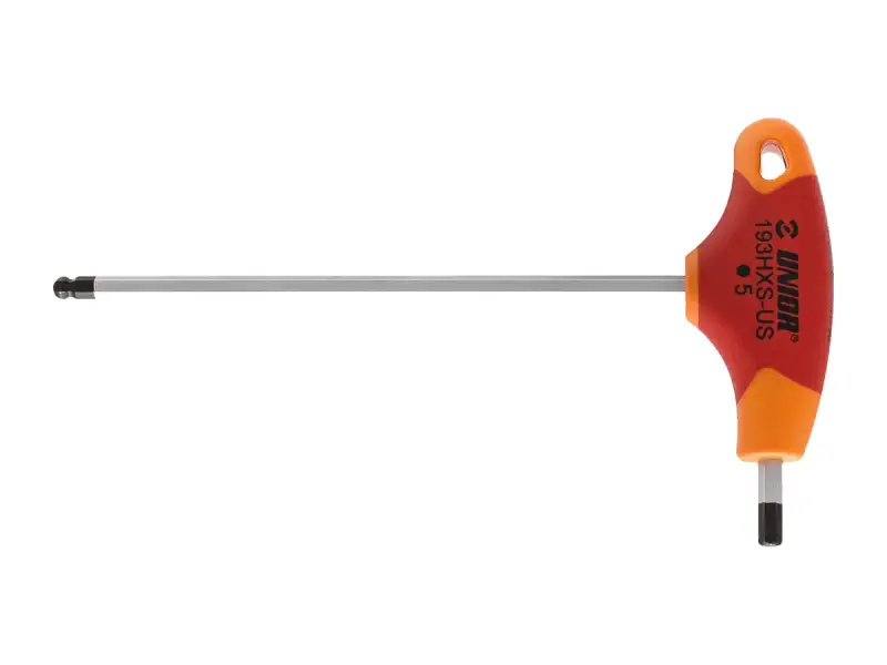 Unior "193HXS-US" T-Handle Ball-End Hex Wrench