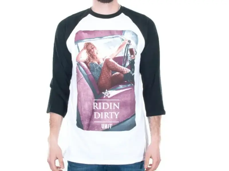 Unit "Baseball Ridin Dirty 3/4" Longsleeve