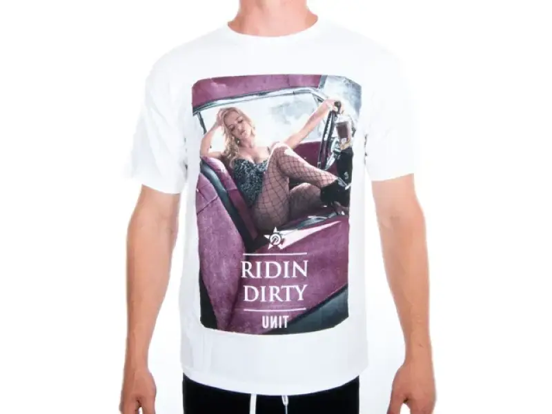 Unit "Ridin Dirty" T-Shirt - White