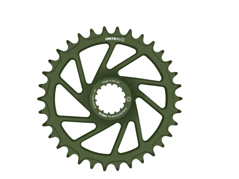 Unite Co "Grip Ring V2" E-Bike Kettenblatt - Bosch Gen 2 - Green