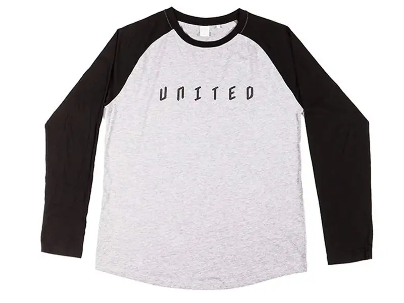 United Bikes "Baseball" Longsleeve - Grey/Black