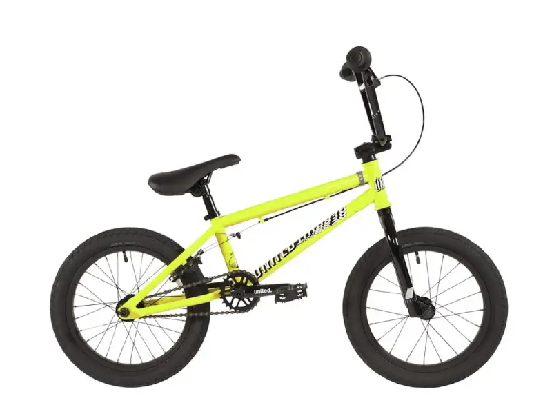 United Bikes "Recruit 16" 2022 BMX Bike - 16 Inch -  Lemon Sherbert Yellow