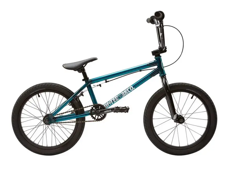 United Bikes "Recruit 18" 2020 BMX Bike - 18 Inch - Trans Teal