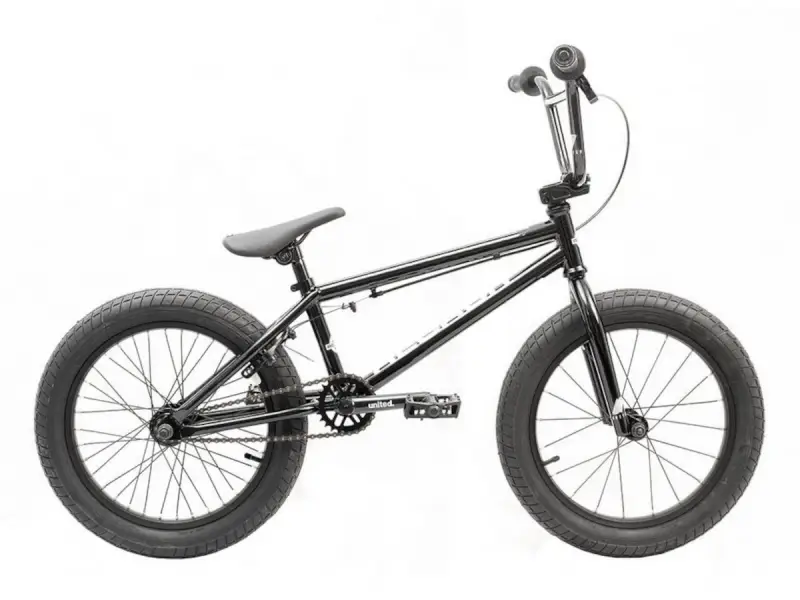 United Bikes "Recruit 18" 2025 BMX Bike - 18 Inch - Black