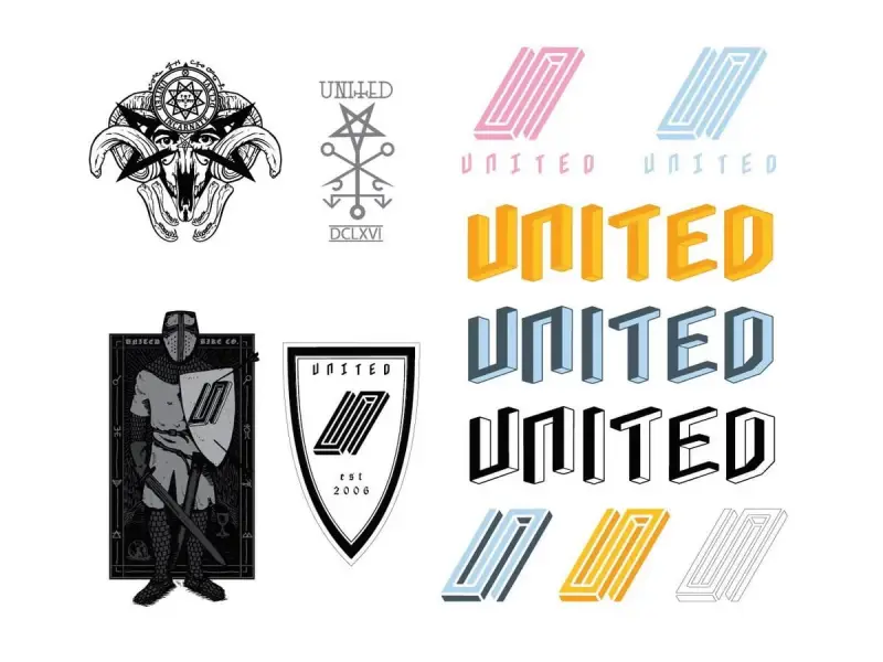 United Bikes Stickerset