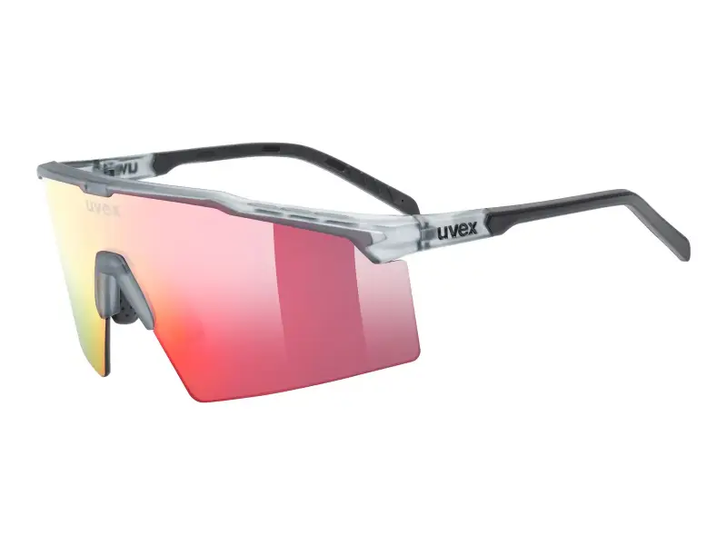 uvex "flowline" Sonnenbrille - Mirror Red Lens / Smoke Matt
