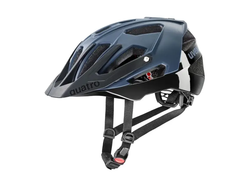 uvex "quatro cc" MTB Helm - Dusk Blue-Black Matt