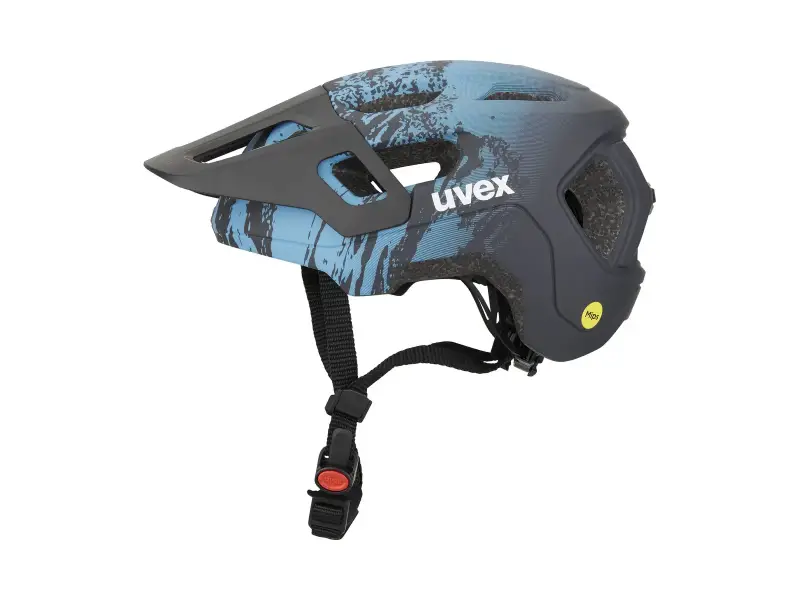 uvex "react jr. MIPS" MTB Helm - Azure-Deep Space Matt (Kids)