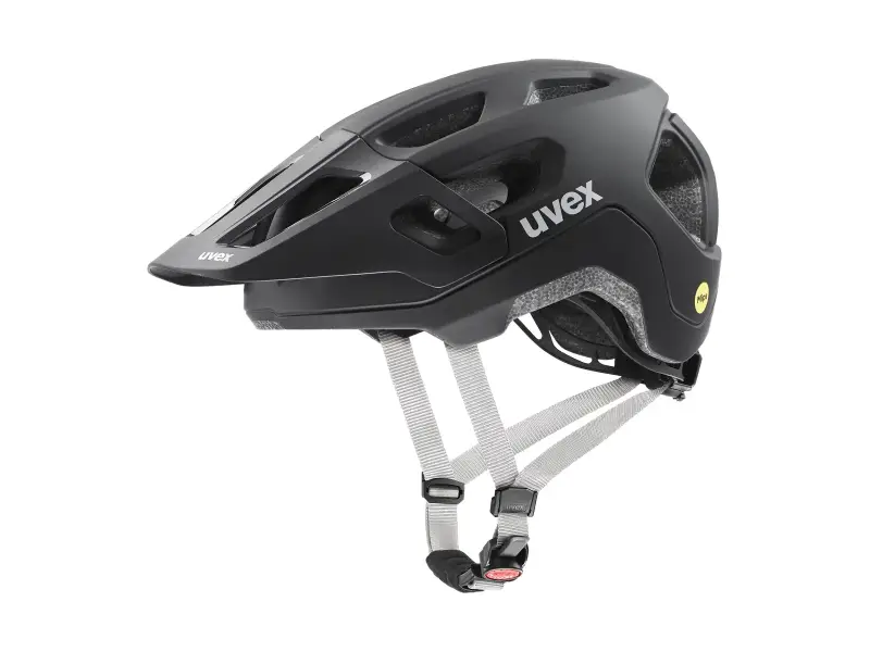 uvex "react jr. MIPS" MTB Helm - Black Matt (Kids)
