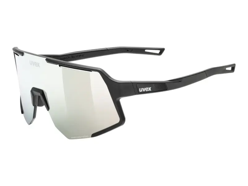 uvex "sequenze CV" Sonnenbrille - Serious Silver Lens / Black Matt