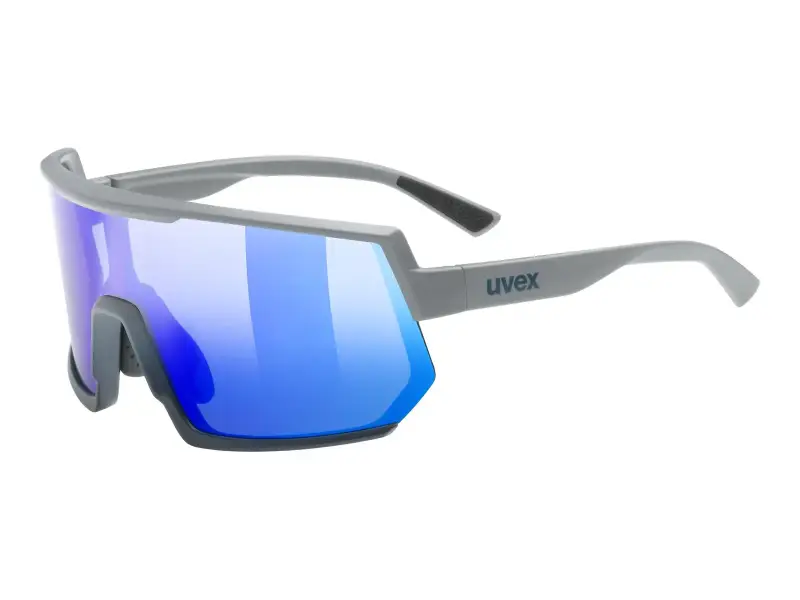 uvex "sportstyle 235" Sonnenbrille - Mirror Blue Lens / Rhino Deep Space Matt