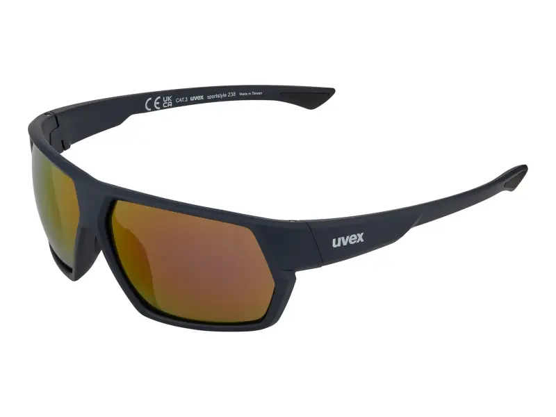 uvex "sportstyle 238" Sunglasses - Mirror Red Lens / Deep Space Matt