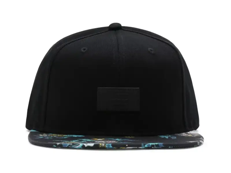 Vans "Allover Snapback" Kappe - Black/Waterfall