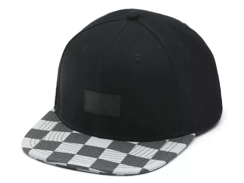 Vans "Allover Snapback" Cap - Black White Checker