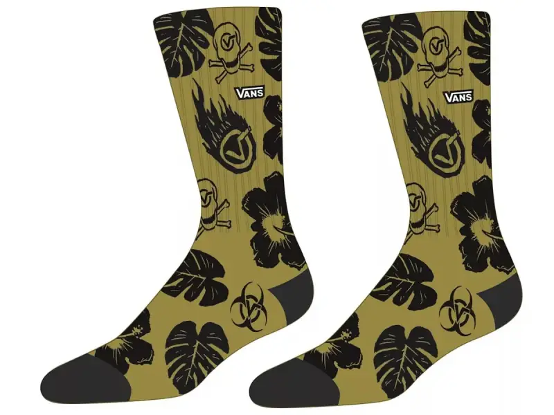 Vans "Beach Goth Crew" Socken - Dark Aloha