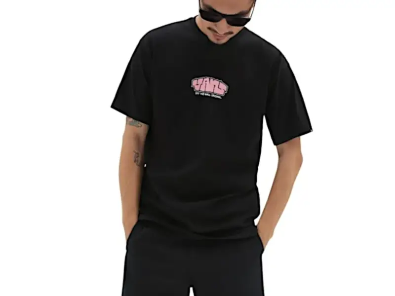 Vans "Blocked Vans Logo" T-Shirt - Black