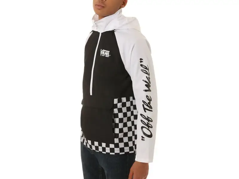 Vans "BMX Off The Wall" Anorak Jacket - Black/White