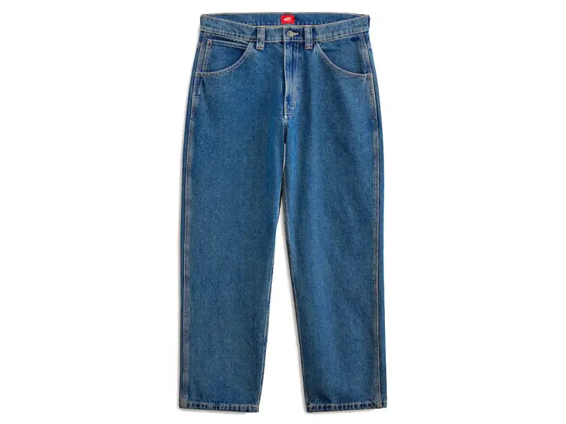 Vans "Check-5 Baggy Denim" Hose - Vintage Indigo Blue