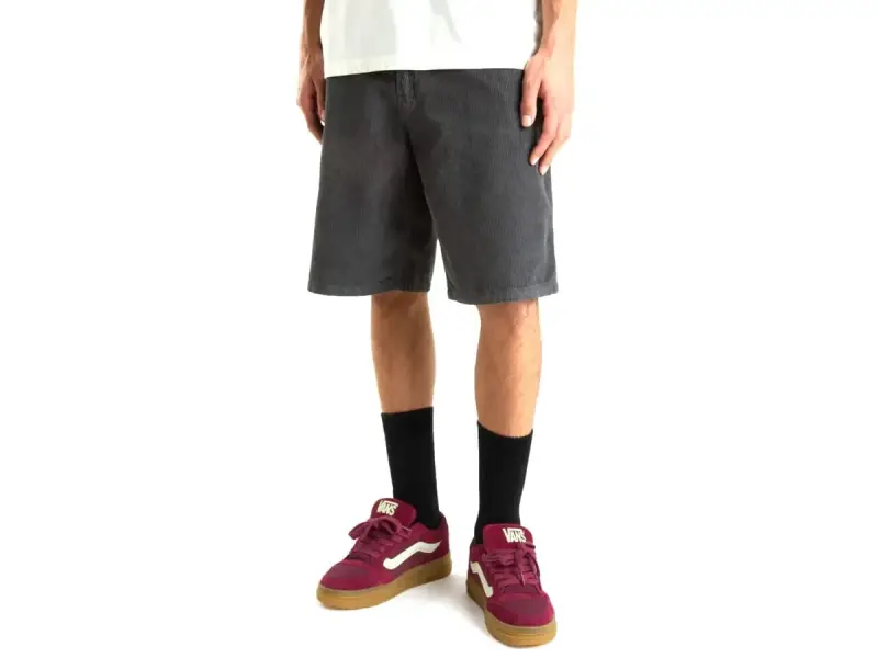 Vans "Check 5 Loose Corduroy" Short Pants - Asphalt