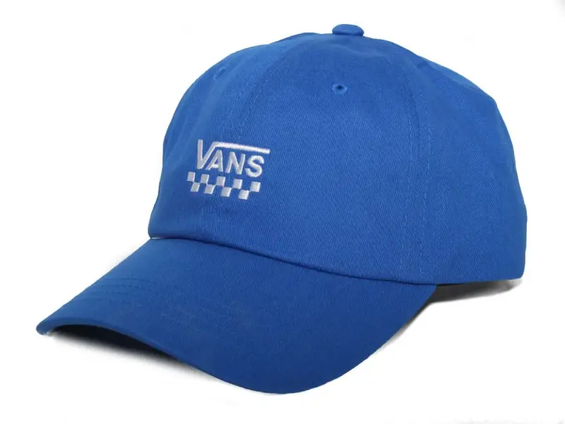 Vans "Checked Curved Bill Jockey" Kappe - True Blue