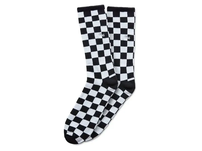 Vans "Checkerboard II Crew" Socks - Black-White Check