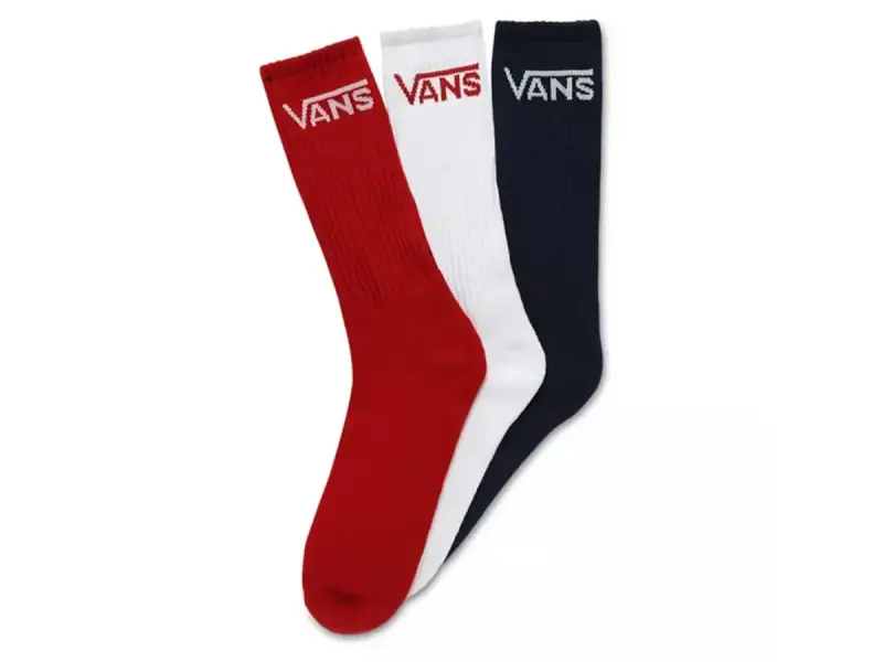 Vans  "Classic Crew" Socken (3 Paar) - Dress Blues-Chili Pepper