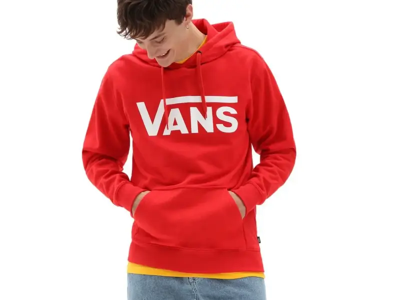 Vans "Classic II" Hooded Pullover - High Risk Red