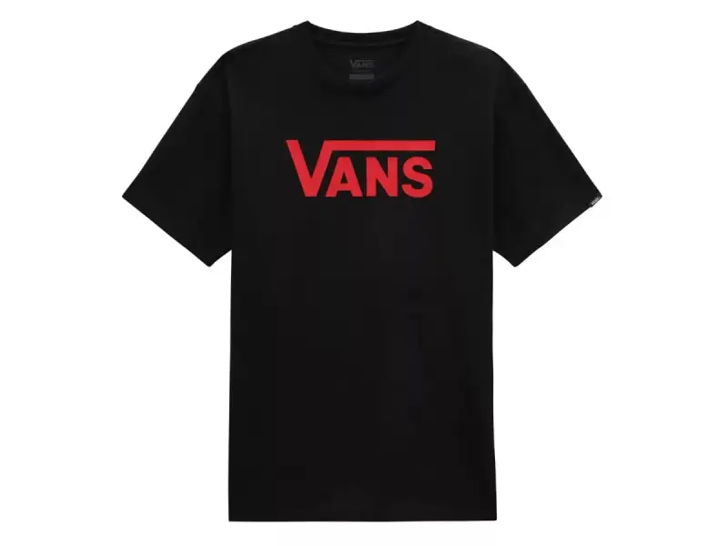 Vans "Classic" T-Shirt - Black/Reinvented Red