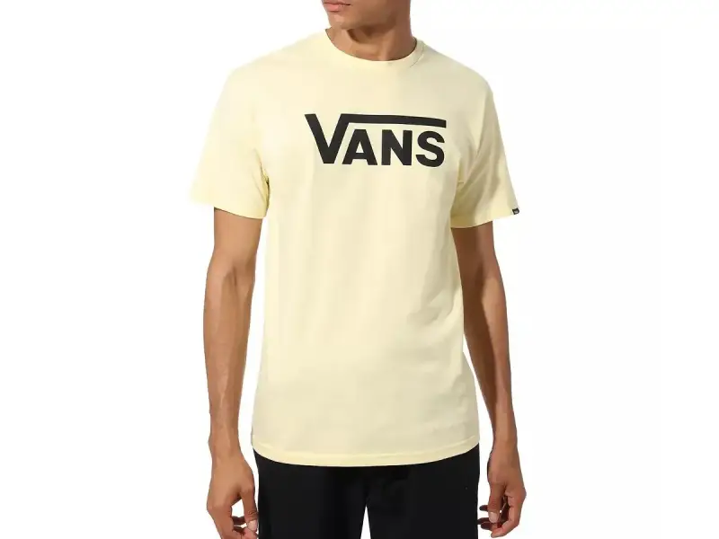 Vans "Classic" T-Shirt - Double Cream/Black