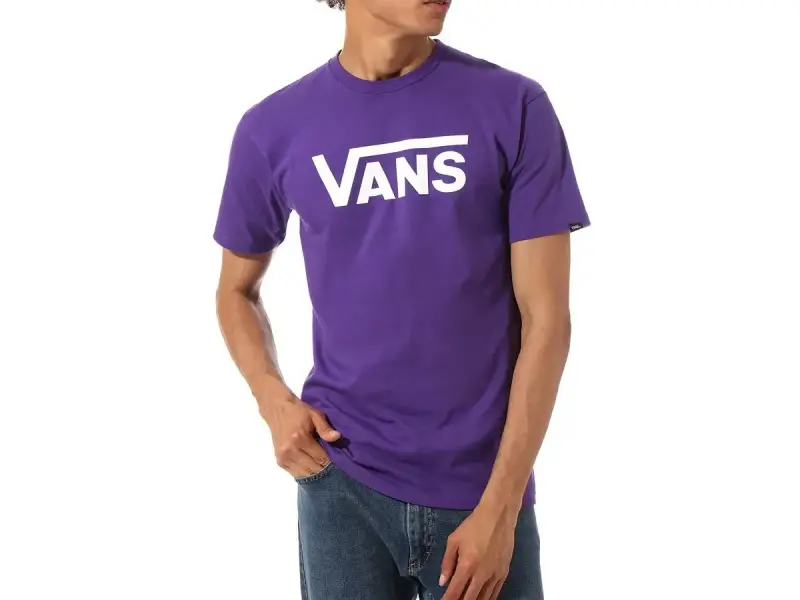 Vans "Classic" T-Shirt - Heliotrope/White