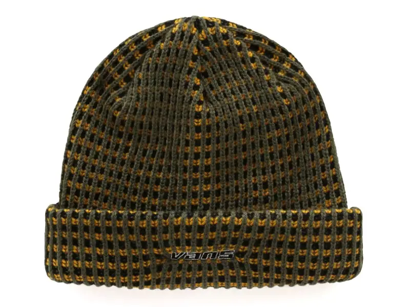 Vans "Crafton Cuff" Beanie Mütze - Moss/Yellow