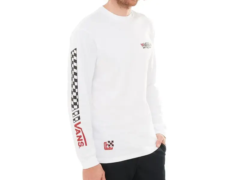 Vans "Crossed Sticks LS" Longsleeve - White