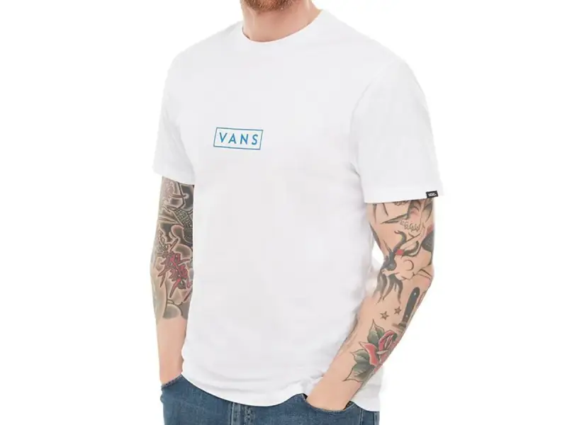 Vans "Easy Box" T-Shirt - White/Lapis Blue