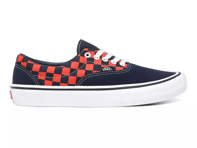 Vans "Era Pro" Schuhe - (Checkerboard) Navy/Orange