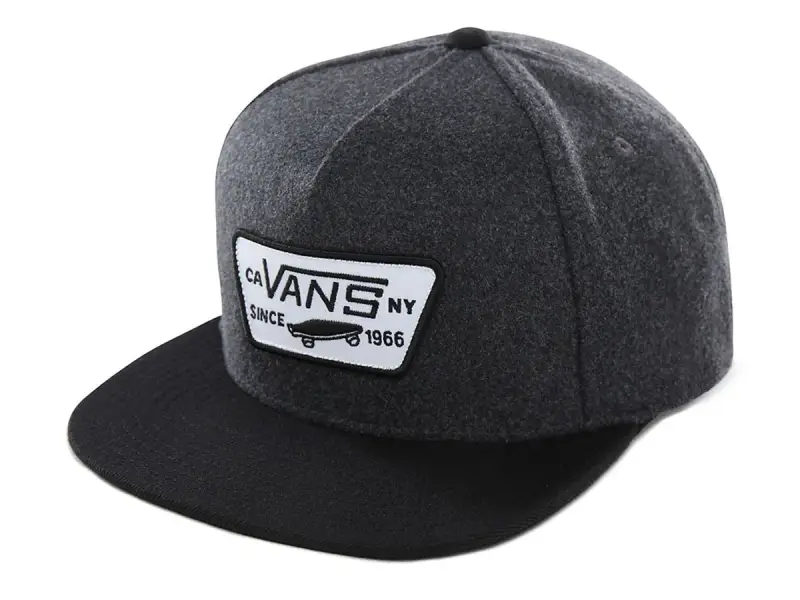 Vans "Full Patch Snapback" Kappe - Asphalt Black