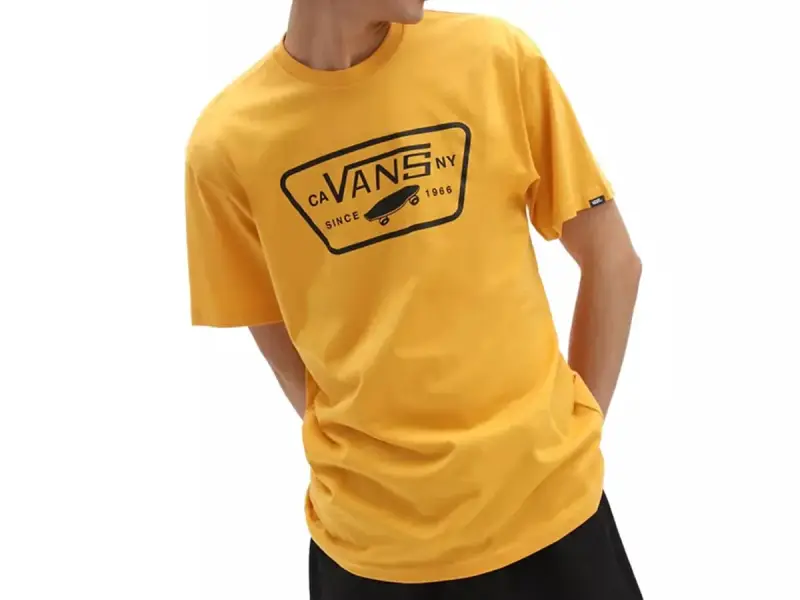Vans "Full Patch" T-Shirt - Golden Glow/Black