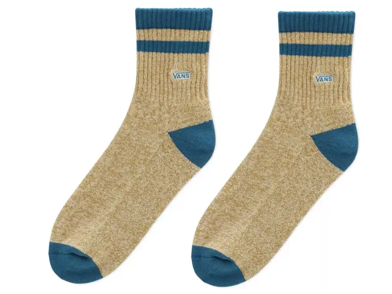 Vans "Half Crew" Socks - Dried Tobacco-Moroccan Blue