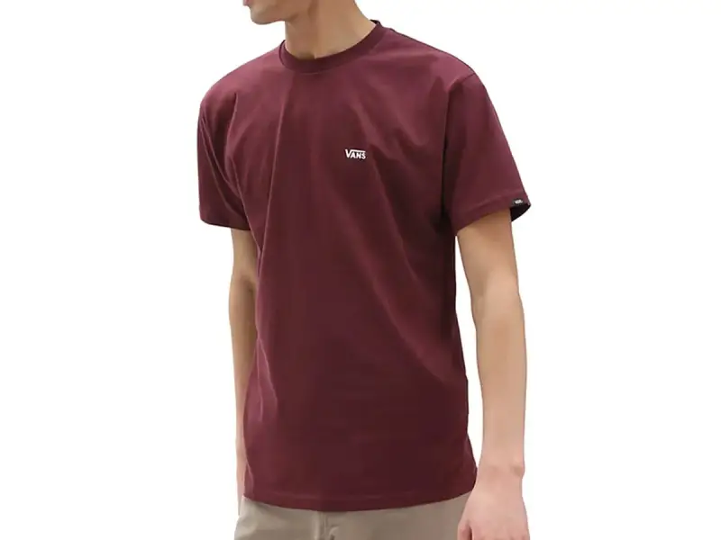Vans "Left Chest Logo" T-Shirt - Port Royale/White