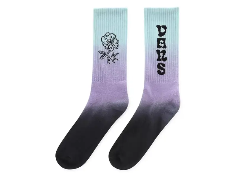Vans "New Age Crew" Socks - New Age Purple Tie Dye
