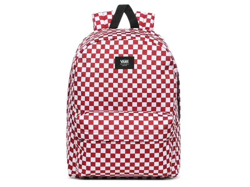 Vans "Old Skool III" Backpack - Chili Pepper Checkerboard