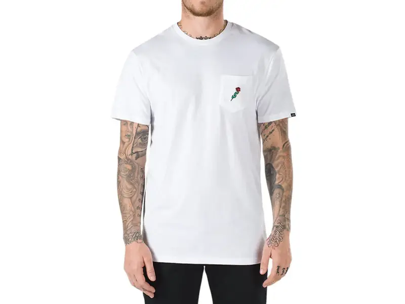 Vans "Royal Roses Pocket" T-Shirt - White