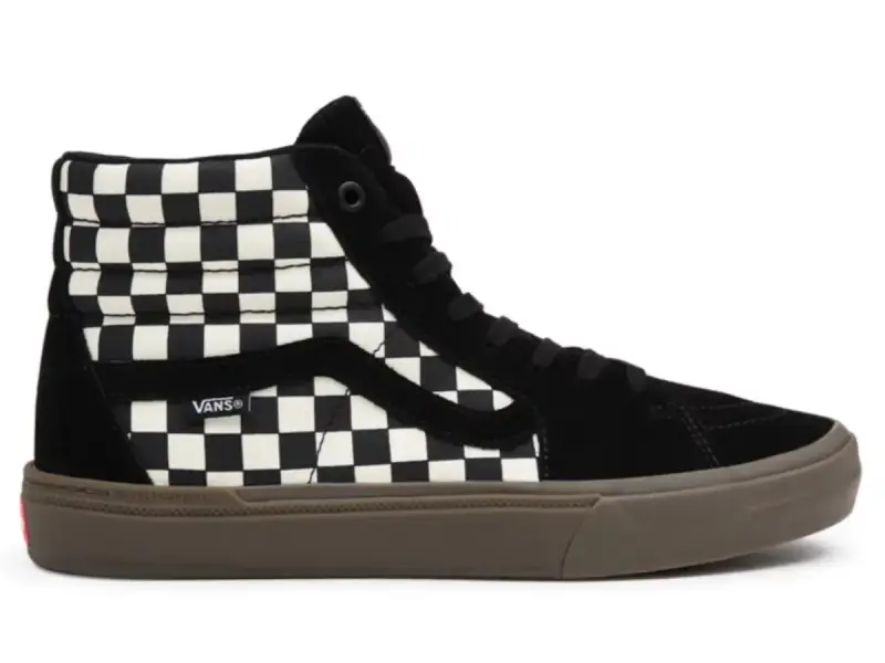 Vans "BMX Sk8-Hi" Shoes - Checkerboard Black
