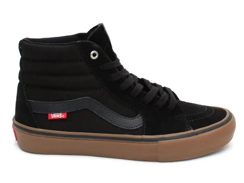 Vans "Sk8-Hi Pro" Schuhe - Black/Gum